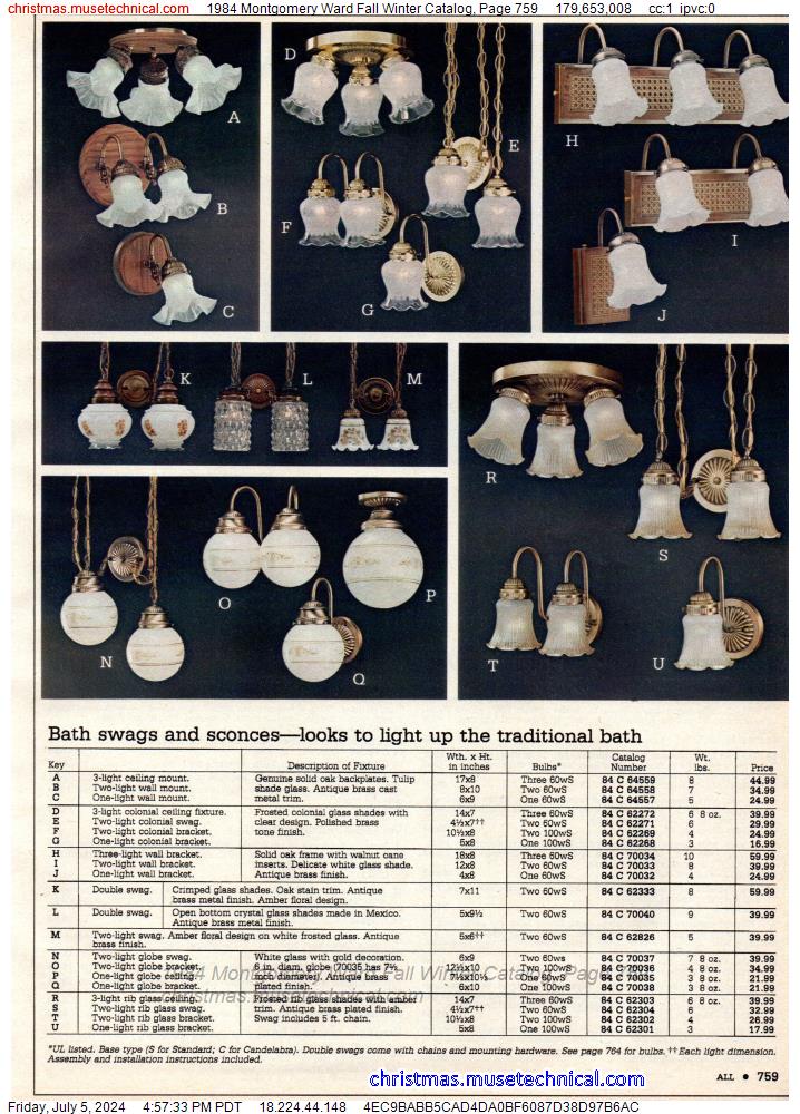1984 Montgomery Ward Fall Winter Catalog, Page 759