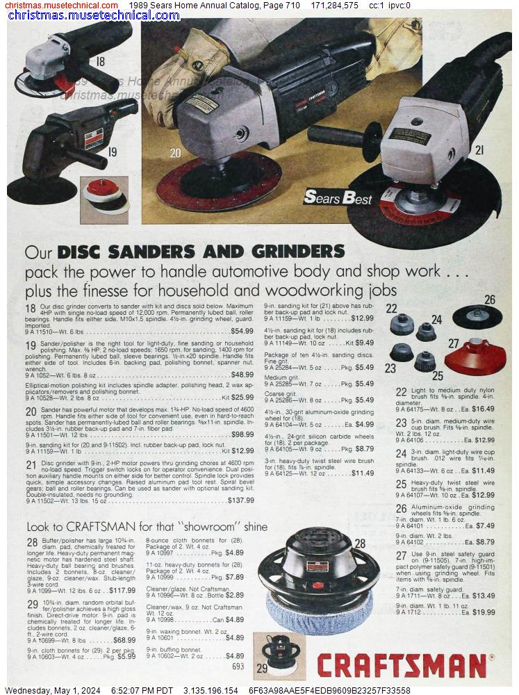 1989 Sears Home Annual Catalog, Page 710
