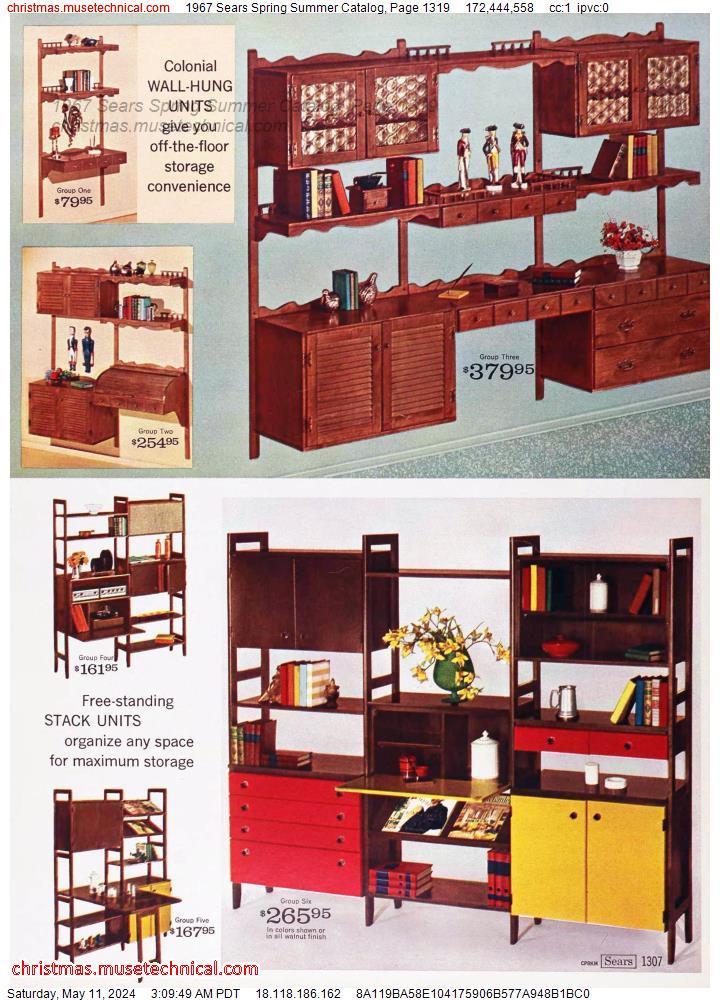 1967 Sears Spring Summer Catalog, Page 1319