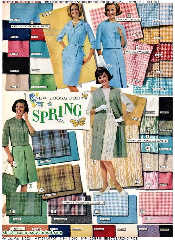 1964 Montgomery Ward Spring Summer Catalog, Page 350