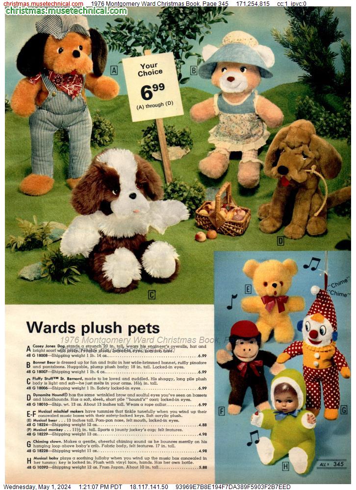 1976 Montgomery Ward Christmas Book, Page 345
