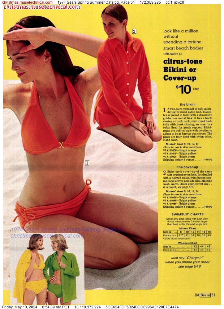 1974 Sears Spring Summer Catalog, Page 51
