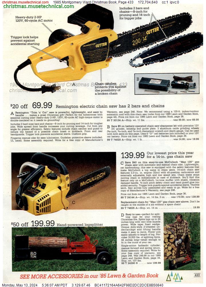 1985 Montgomery Ward Christmas Book, Page 433