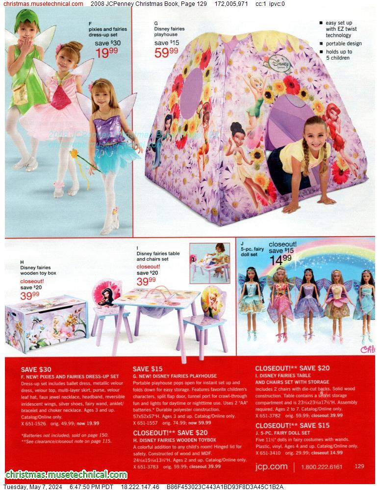 2008 JCPenney Christmas Book, Page 129