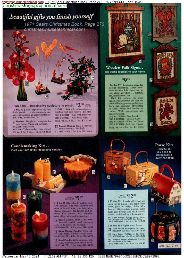 1971 Sears Christmas Book, Page 273