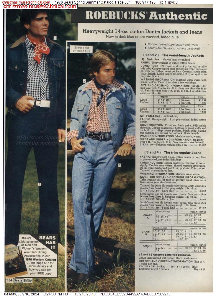 1976 Sears Spring Summer Catalog, Page 534