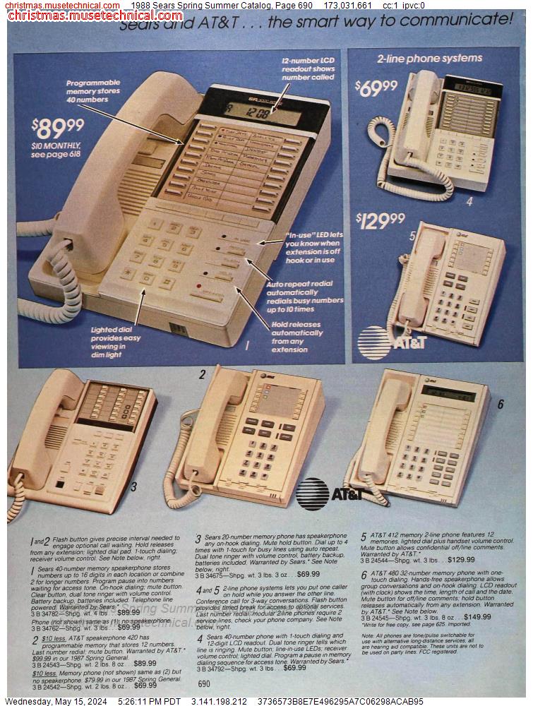1988 Sears Spring Summer Catalog, Page 690