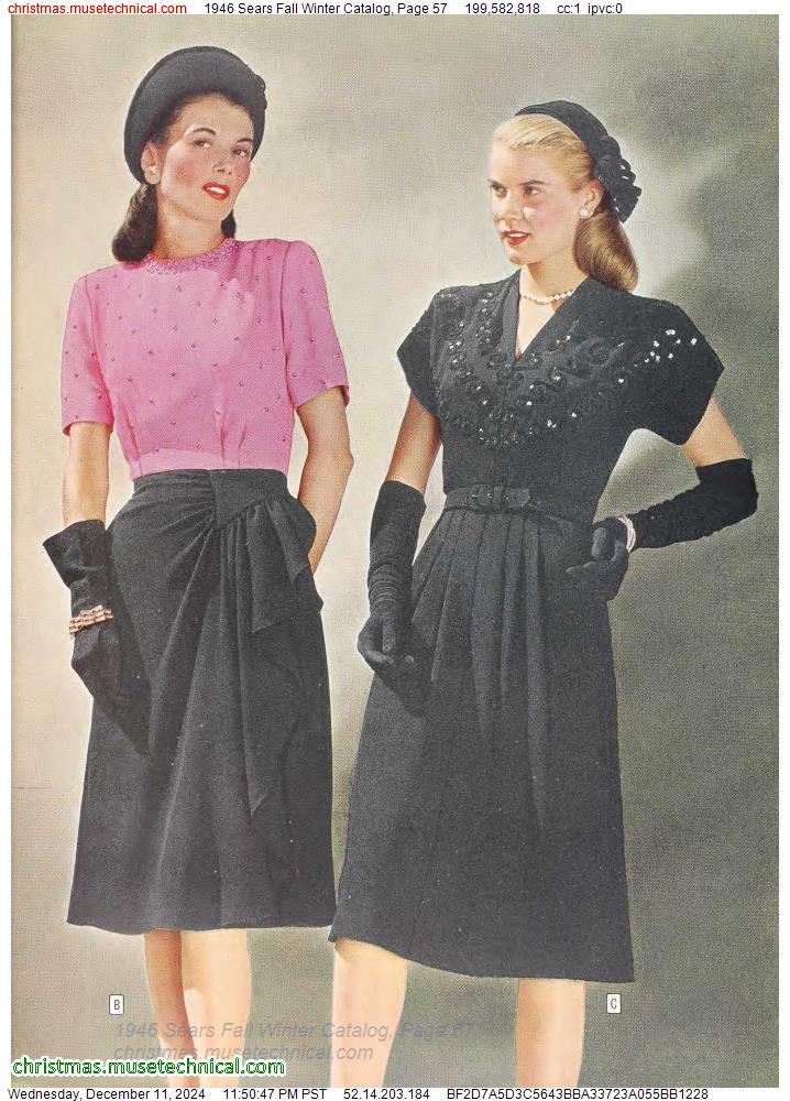 1946 Sears Fall Winter Catalog, Page 57