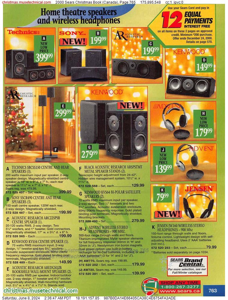 2000 Sears Christmas Book (Canada), Page 765