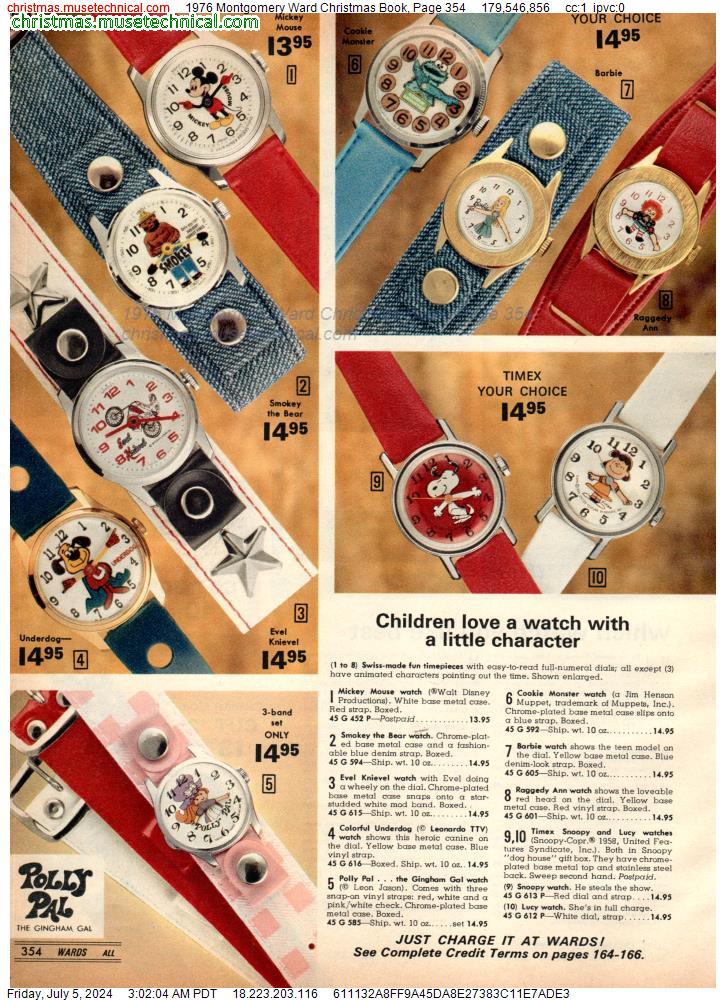 1976 Montgomery Ward Christmas Book, Page 354