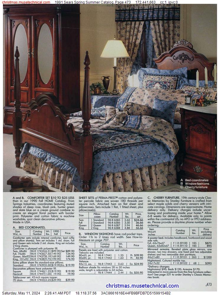 1991 Sears Spring Summer Catalog, Page 473