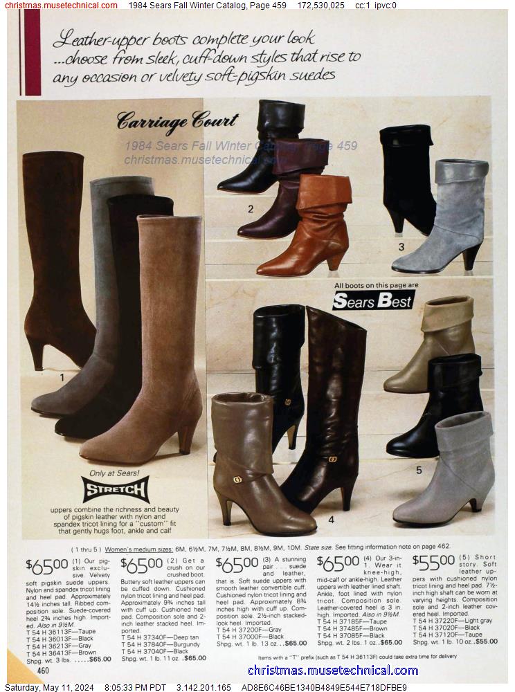 1984 Sears Fall Winter Catalog, Page 459