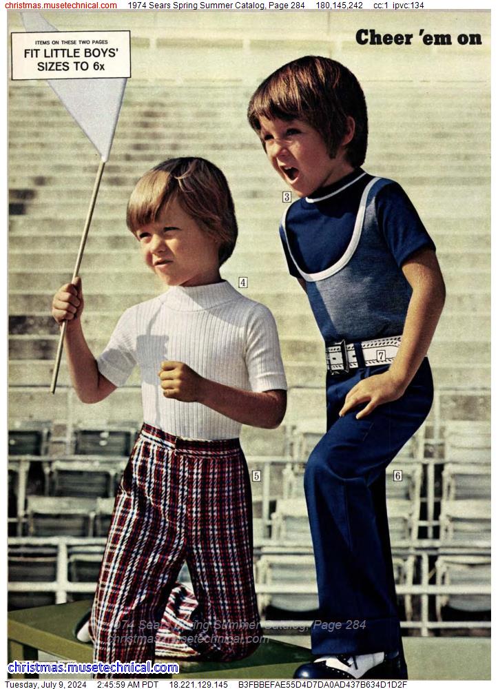 1974 Sears Spring Summer Catalog, Page 284
