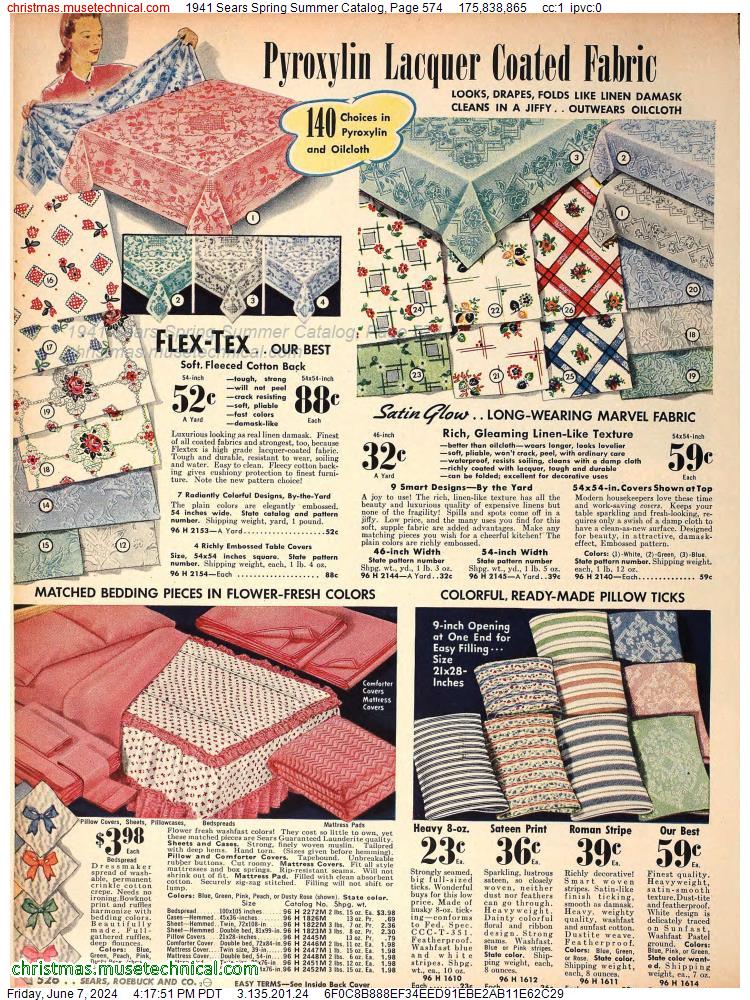 1941 Sears Spring Summer Catalog, Page 574