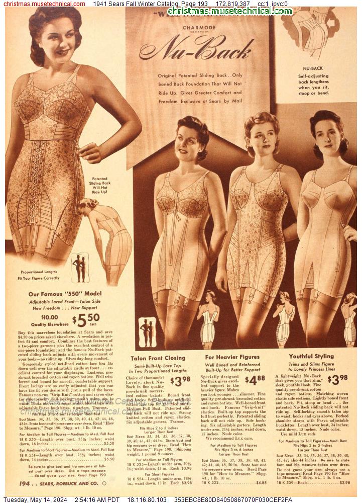 1941 Sears Fall Winter Catalog, Page 193