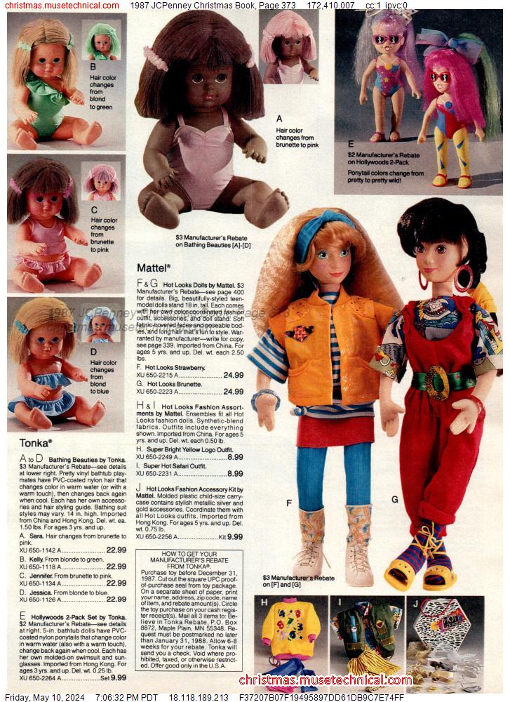 1987 JCPenney Christmas Book, Page 373