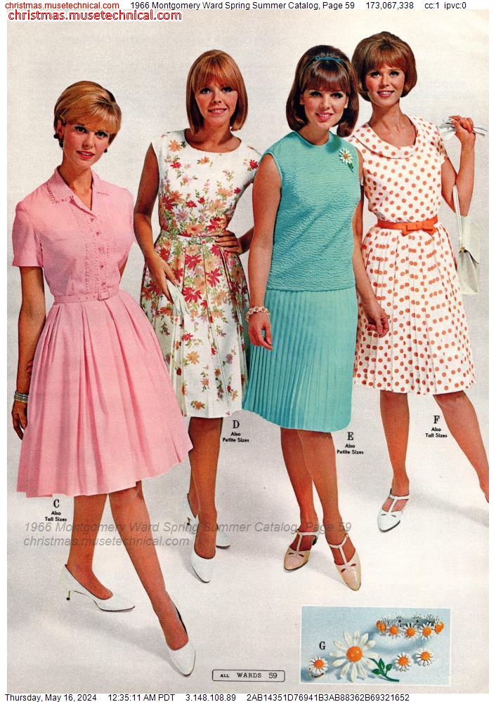 1966 Montgomery Ward Spring Summer Catalog, Page 59