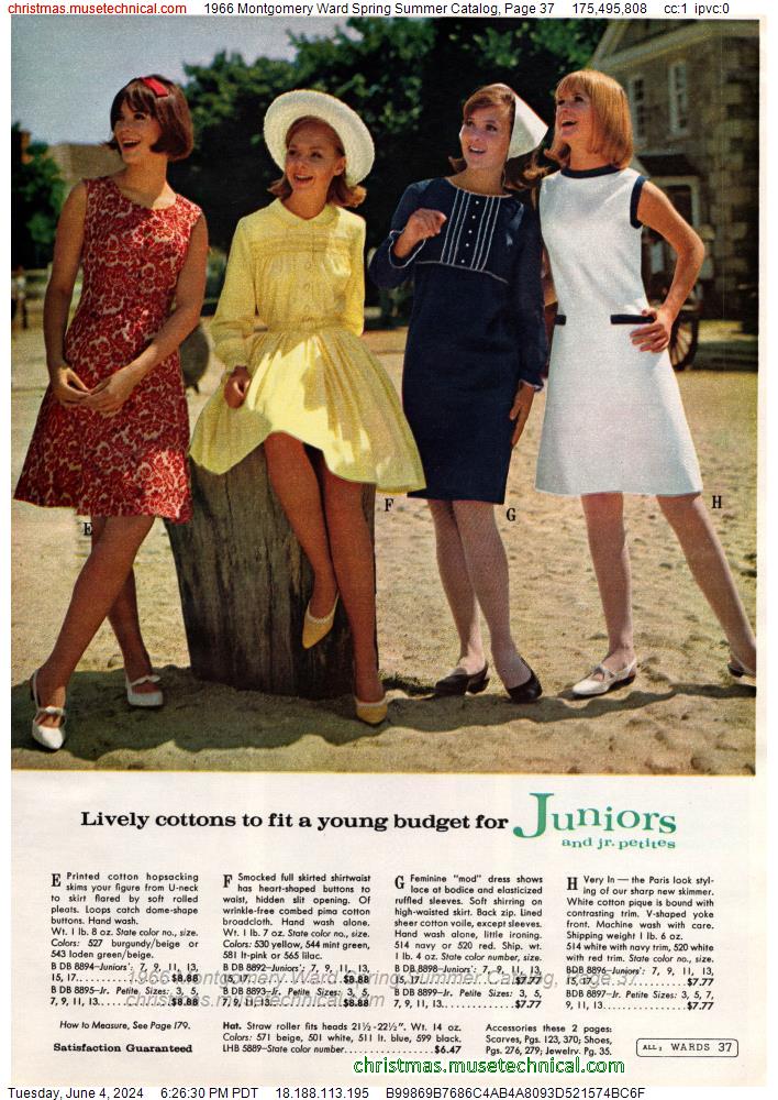 1966 Montgomery Ward Spring Summer Catalog, Page 37