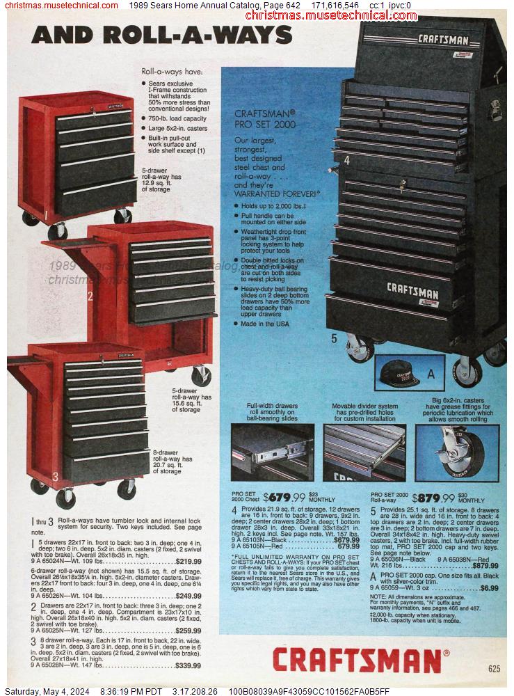 1989 Sears Home Annual Catalog, Page 642