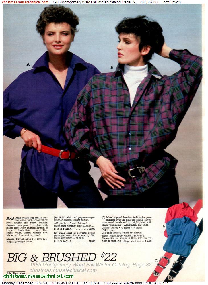 1985 Montgomery Ward Fall Winter Catalog, Page 32