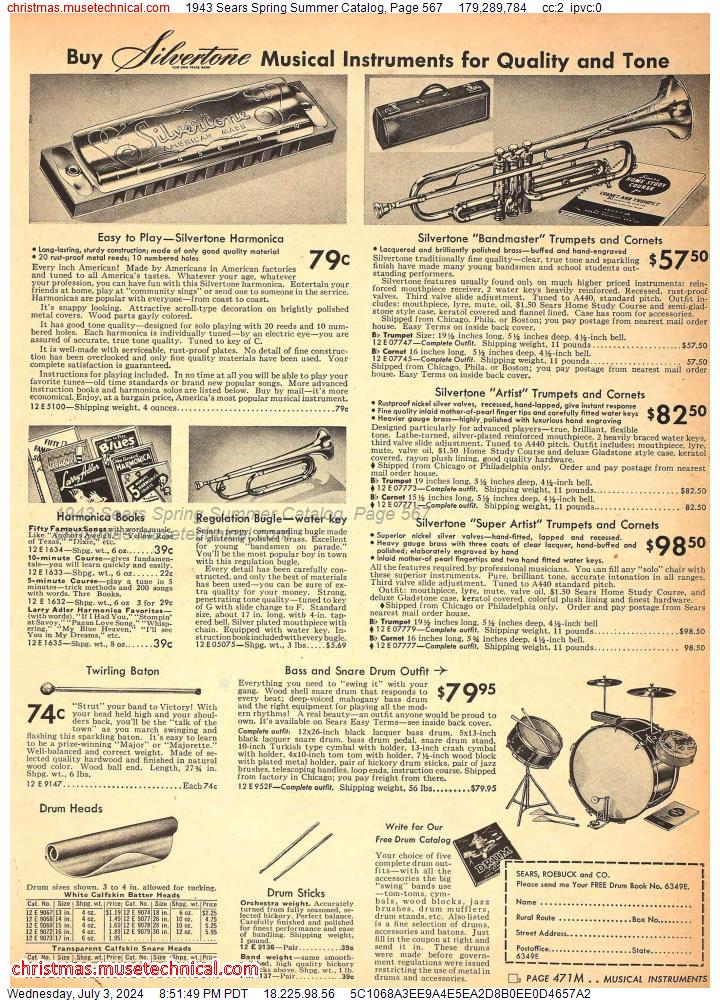 1943 Sears Spring Summer Catalog, Page 567