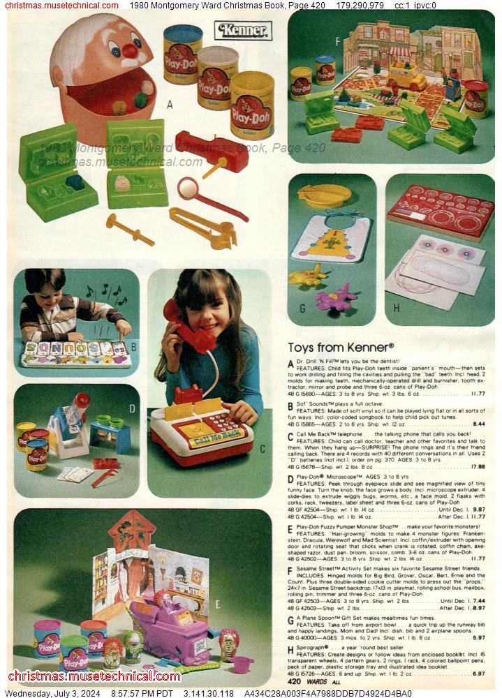 1980 Montgomery Ward Christmas Book, Page 420