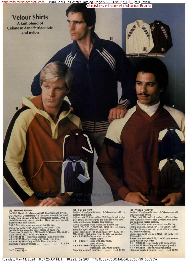 1980 Sears Fall Winter Catalog, Page 592