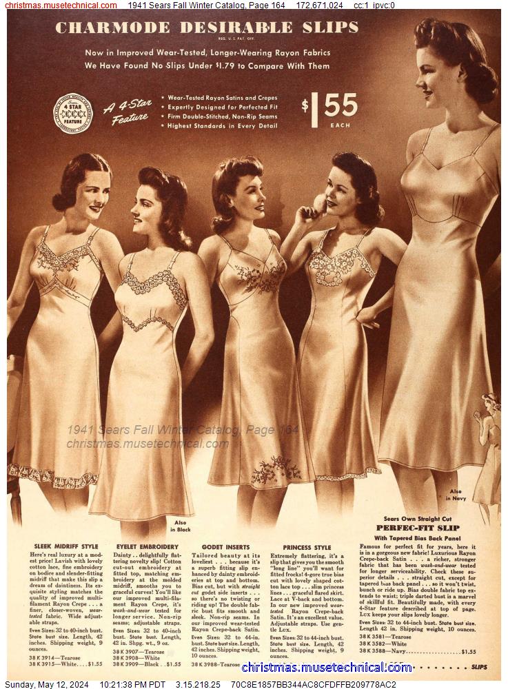 1941 Sears Fall Winter Catalog, Page 164