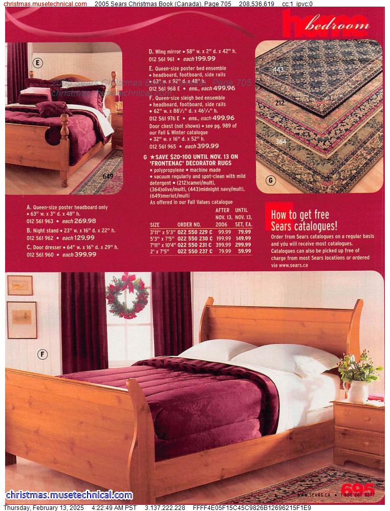 2005 Sears Christmas Book (Canada), Page 705