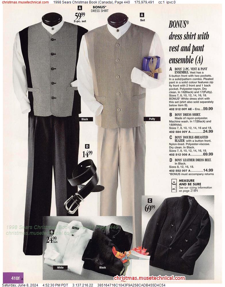 1998 Sears Christmas Book (Canada), Page 440