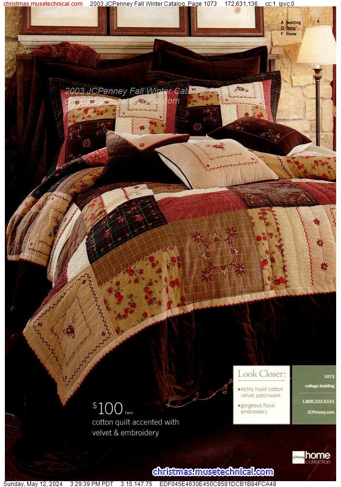 2003 JCPenney Fall Winter Catalog, Page 1073