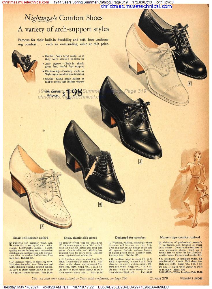 1944 Sears Spring Summer Catalog, Page 319