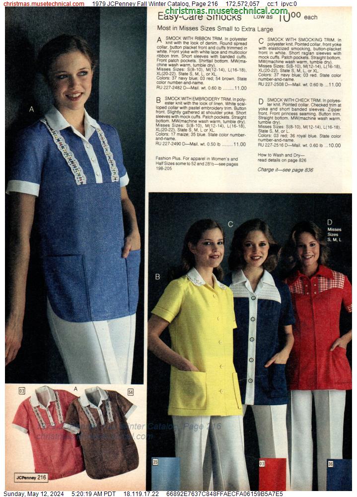 1979 JCPenney Fall Winter Catalog, Page 216