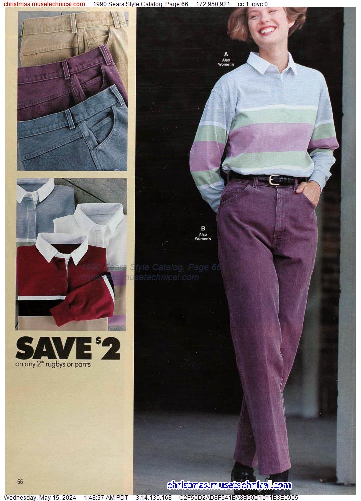 1990 Sears Style Catalog, Page 66