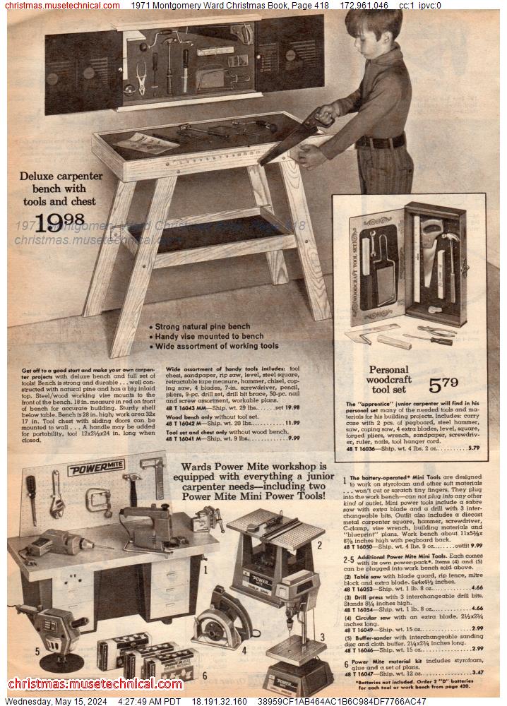 1971 Montgomery Ward Christmas Book, Page 418