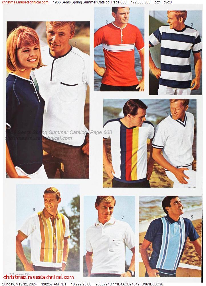 1966 Sears Spring Summer Catalog, Page 608