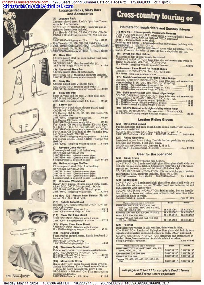 1976 Sears Spring Summer Catalog, Page 672
