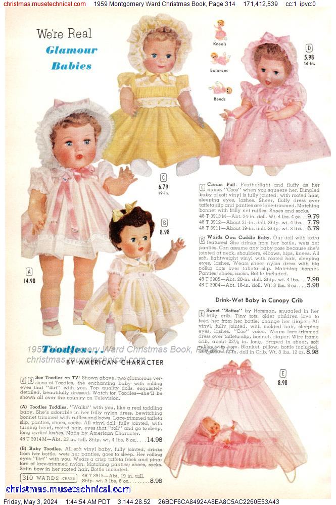 1959 Montgomery Ward Christmas Book, Page 314