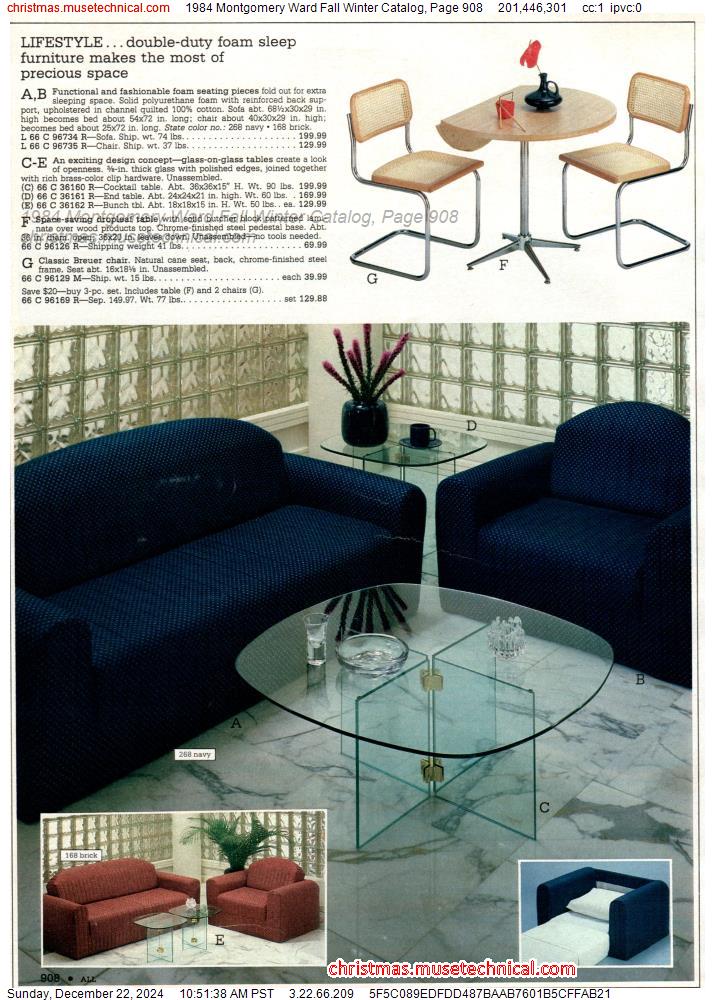 1984 Montgomery Ward Fall Winter Catalog, Page 908