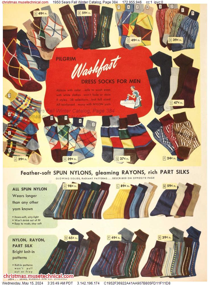 1950 Sears Fall Winter Catalog, Page 384