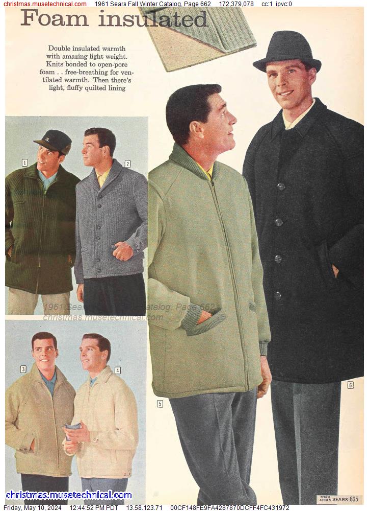 1961 Sears Fall Winter Catalog, Page 662