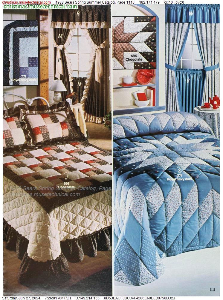1988 Sears Spring Summer Catalog, Page 1110