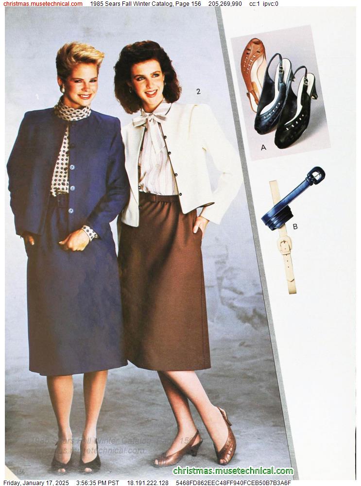 1985 Sears Fall Winter Catalog, Page 156