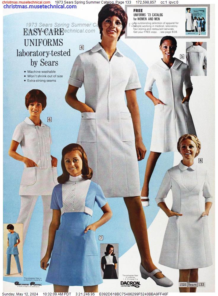 1973 Sears Spring Summer Catalog, Page 133