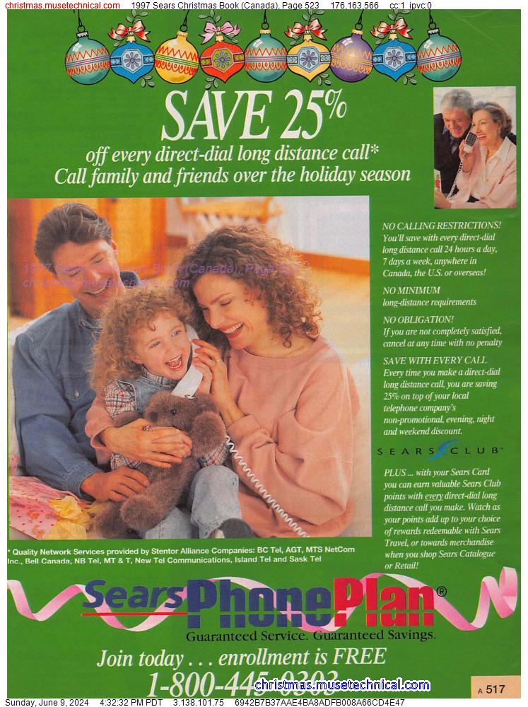 1997 Sears Christmas Book (Canada), Page 523
