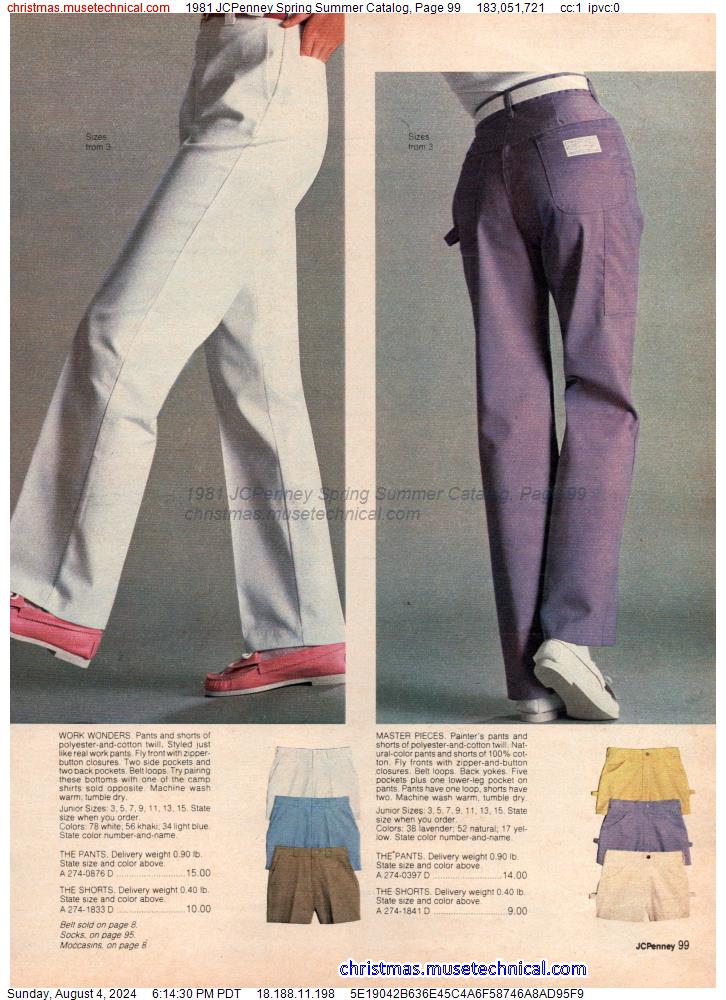 1981 JCPenney Spring Summer Catalog, Page 99