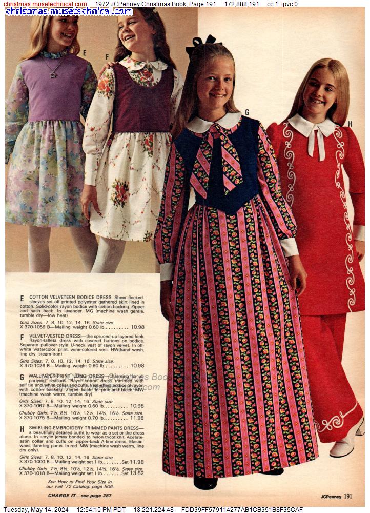 1972 JCPenney Christmas Book, Page 191