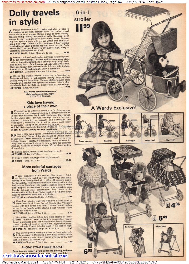1975 Montgomery Ward Christmas Book, Page 347