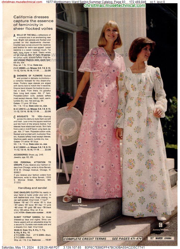 1977 Montgomery Ward Spring Summer Catalog, Page 93