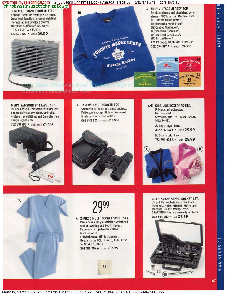 2003 Sears Christmas Book (Canada), Page 67